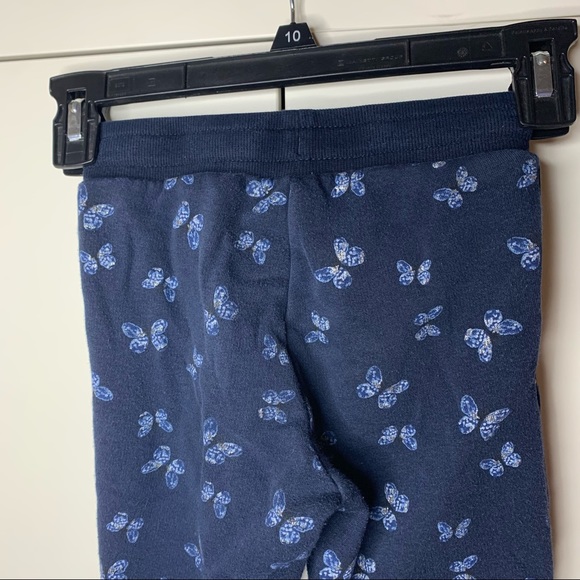 Toddler Girl’s Glitter Butterfly Joggers - Picture 7 of 10